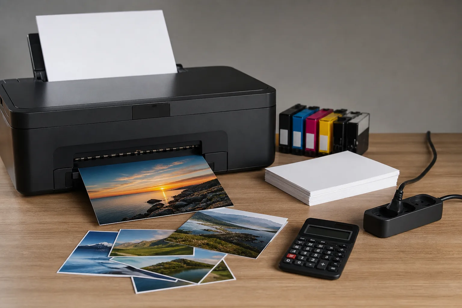Fotodrucker Druckkosten pro Foto: Tinte, Papier und Strom kalkulieren