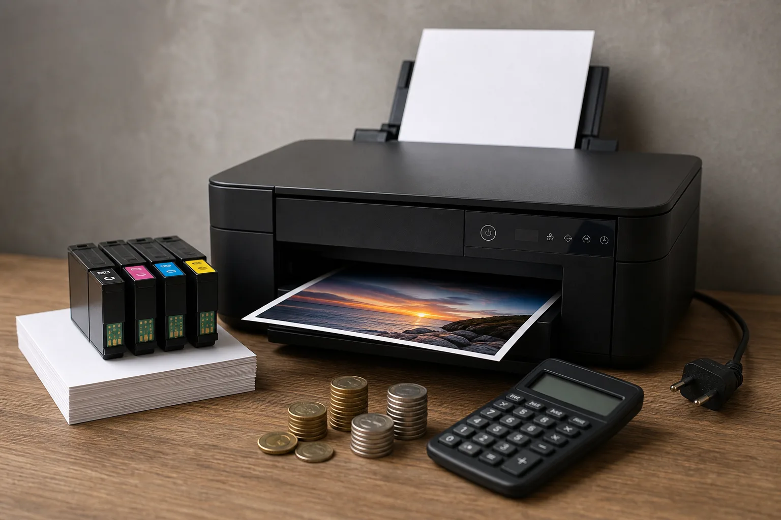 Fotodrucker Kosten & Verbrauch: Tinte, Papier, Strom und langfristige Betriebskosten