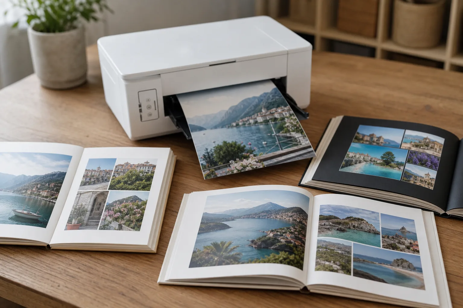 Fotodrucker-Layouts fuer Themen-Alben und Reisebuecher