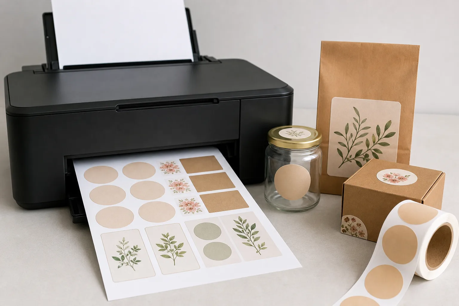 Etiketten und Verpackungsaufkleber selbst herstellen mit dem Fotodrucker