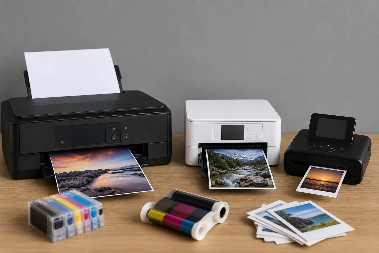 Fotodrucker Typen erklaert: Tintenstrahl, Dye-Sublimation, Sofortdruck und Technikunterschiede