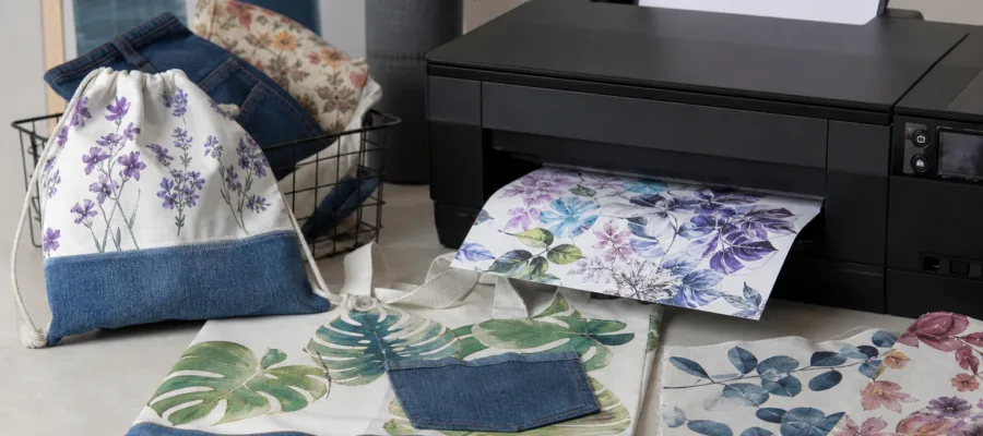 Personalisierte Stoffdrucke und Textil-Upcycling mit dem Fotodrucker